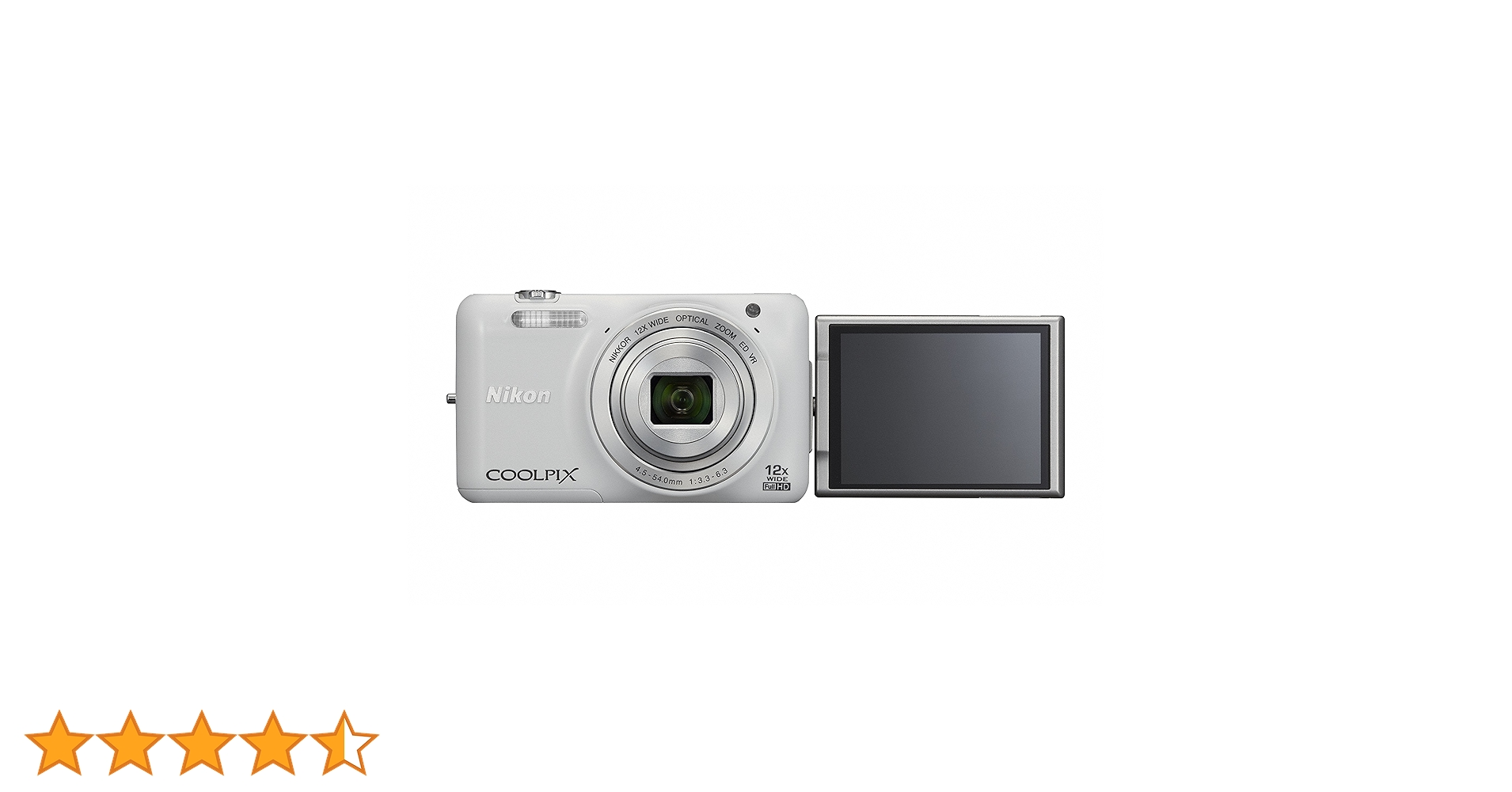 Nikon COOLPIX S6600 コンパクトデジカメ Wi-Fi 自撮対応 Amazon | Nikon クールピクス S6600WH ナチュラルホワイト